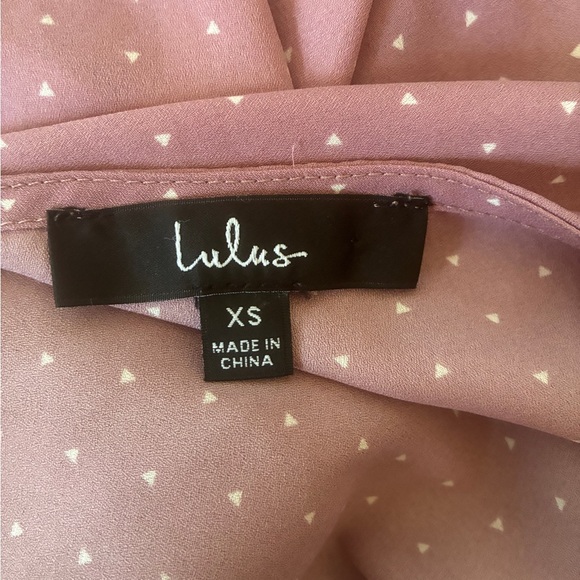 Lulus Elegant Dusty Rose Wrap Midi Dress Size XS - Picture 9 of 11